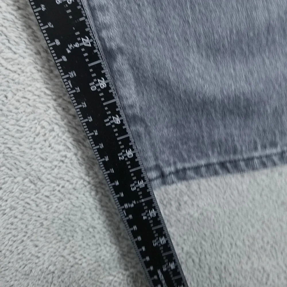 True Religion Jeans Mens 34x32 Gray Rocco Slim Straight‎ Charcoal Made In Italy